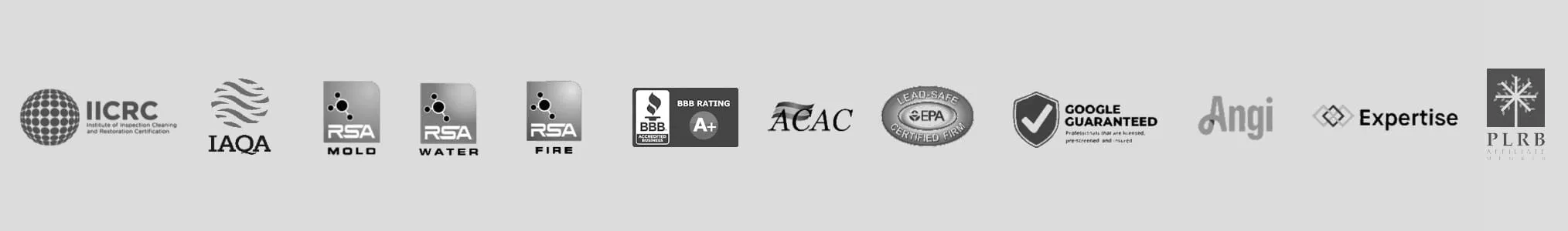 Company Accreditations